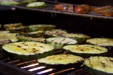 Grilled zucchini