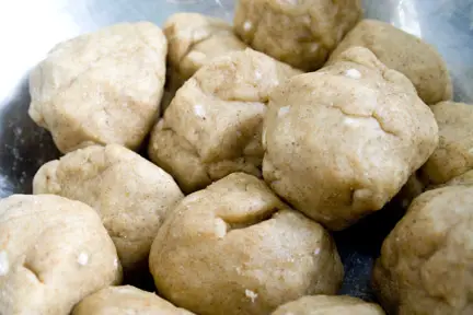 homemade-crackers-dough-balls