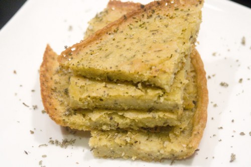 Flatbread with Garbanzo and Fava Flour