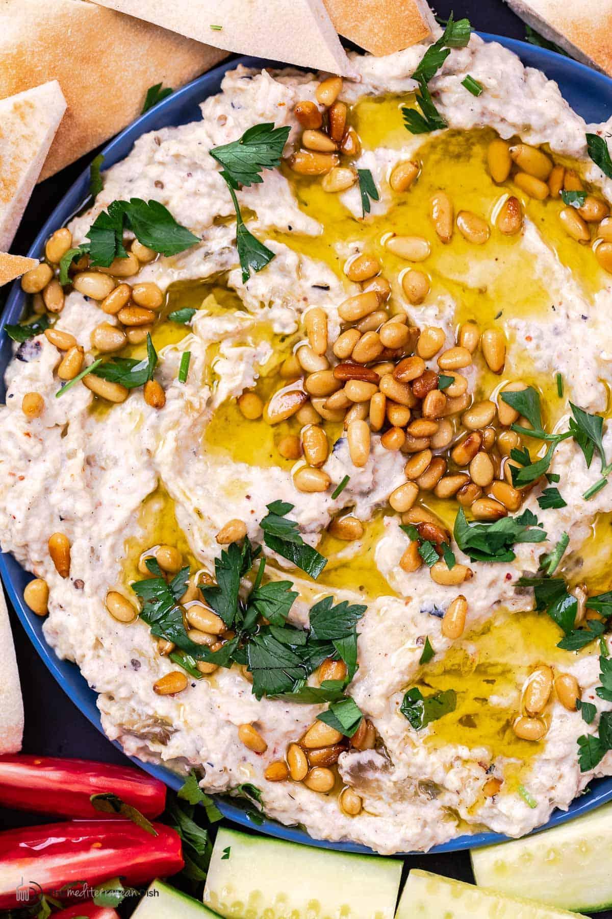 Tasty Lebanese Baba Ganoush with a Unique Sweet Touch